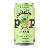 Culture Pop Lemon Lime & Cardamom 12 Cans X 355 ml 12 fl oz